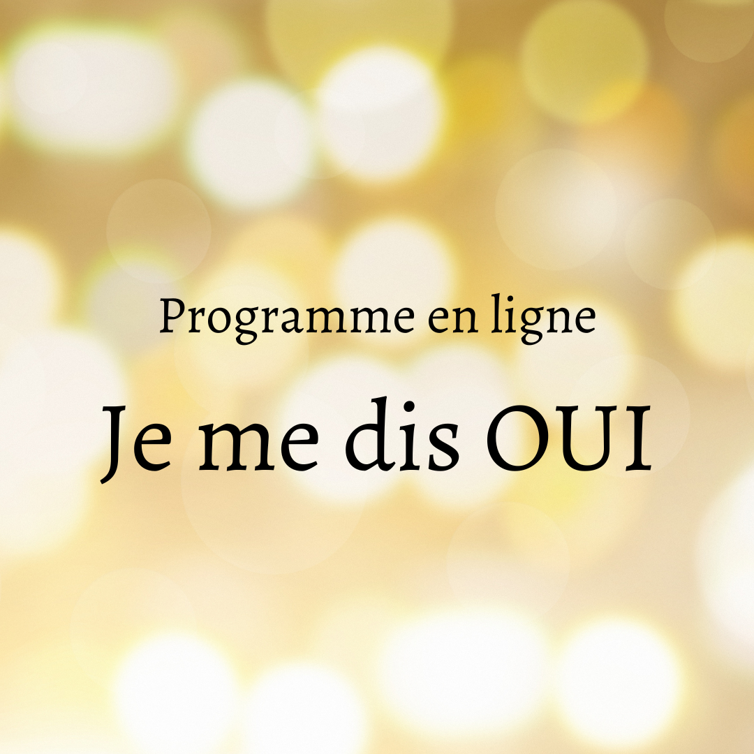 Programme en ligne "Je me dis OUI" Audrey Mée